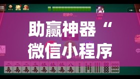 助赢神器“微信小程序微乐浙江麻将开挂辅助器通用版”开挂(透视)辅助教程