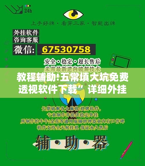 教程辅助!五常填大坑免费透视软件下载”详细外挂透视辅助软件教程