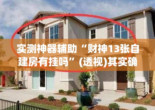 实测神器辅助“财神13张自建房有挂吗”(透视)其实确实有挂